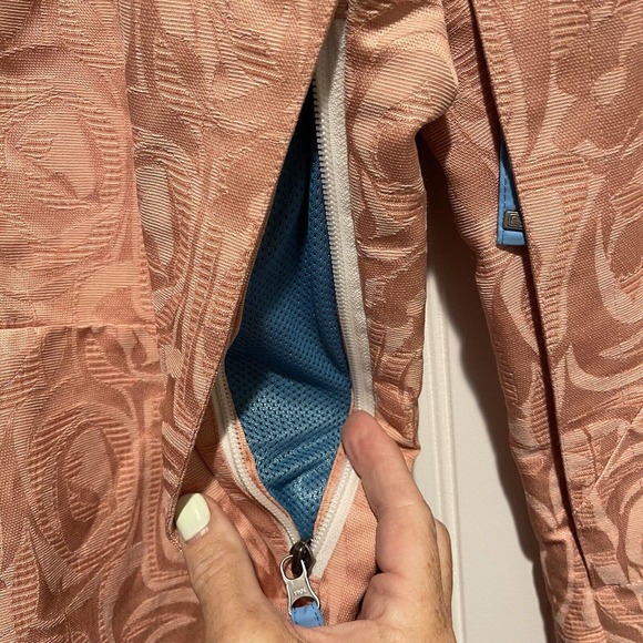 Scott Peach Embossed Snowboard Snow Pants Womens Medium - Picture 9 of 9